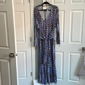 Anthropologie all season chevron jumpsuit